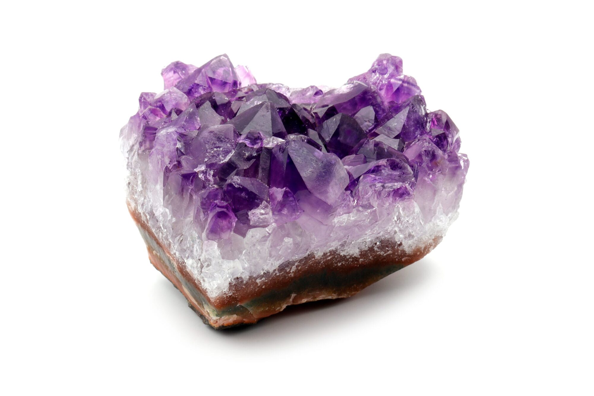 Ametistas, natūralus akmuo, kristalas